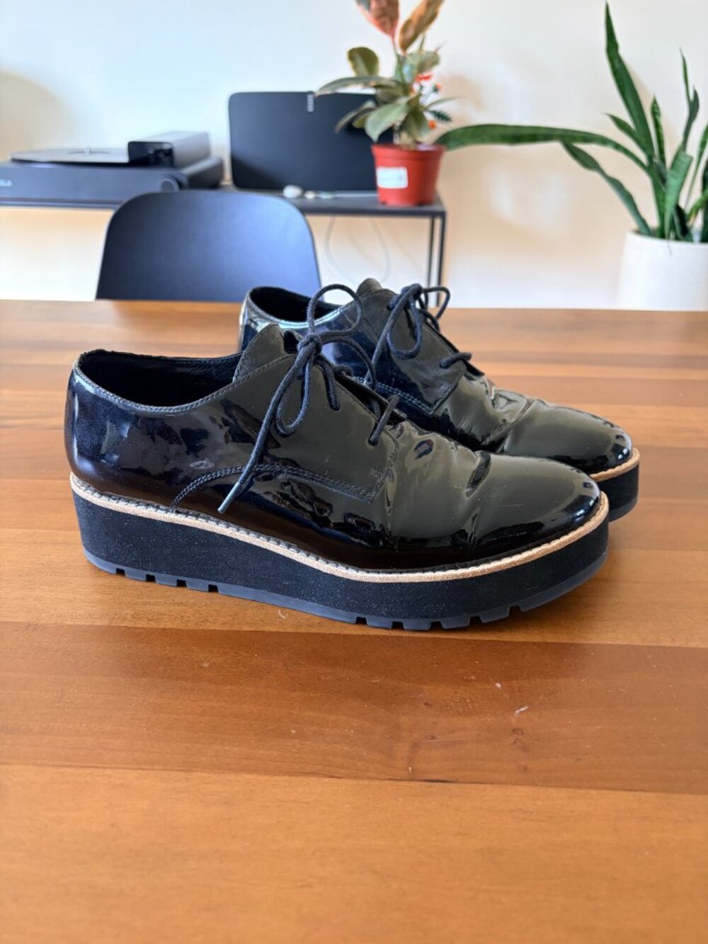 Eileen Fisher Low Oxford Wedge - Lace-up